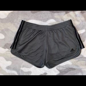 Adidas Running Shorts (Gray and Black)